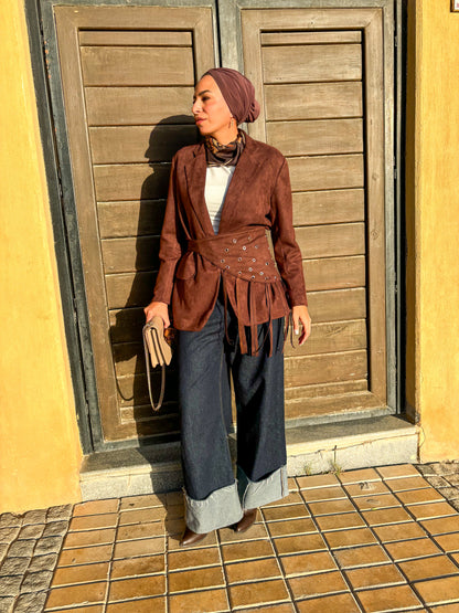 Cow girl belt- Brown