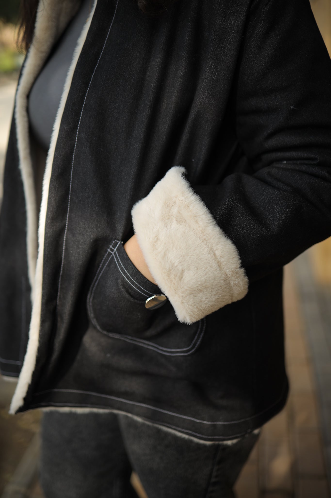 The reversible denim