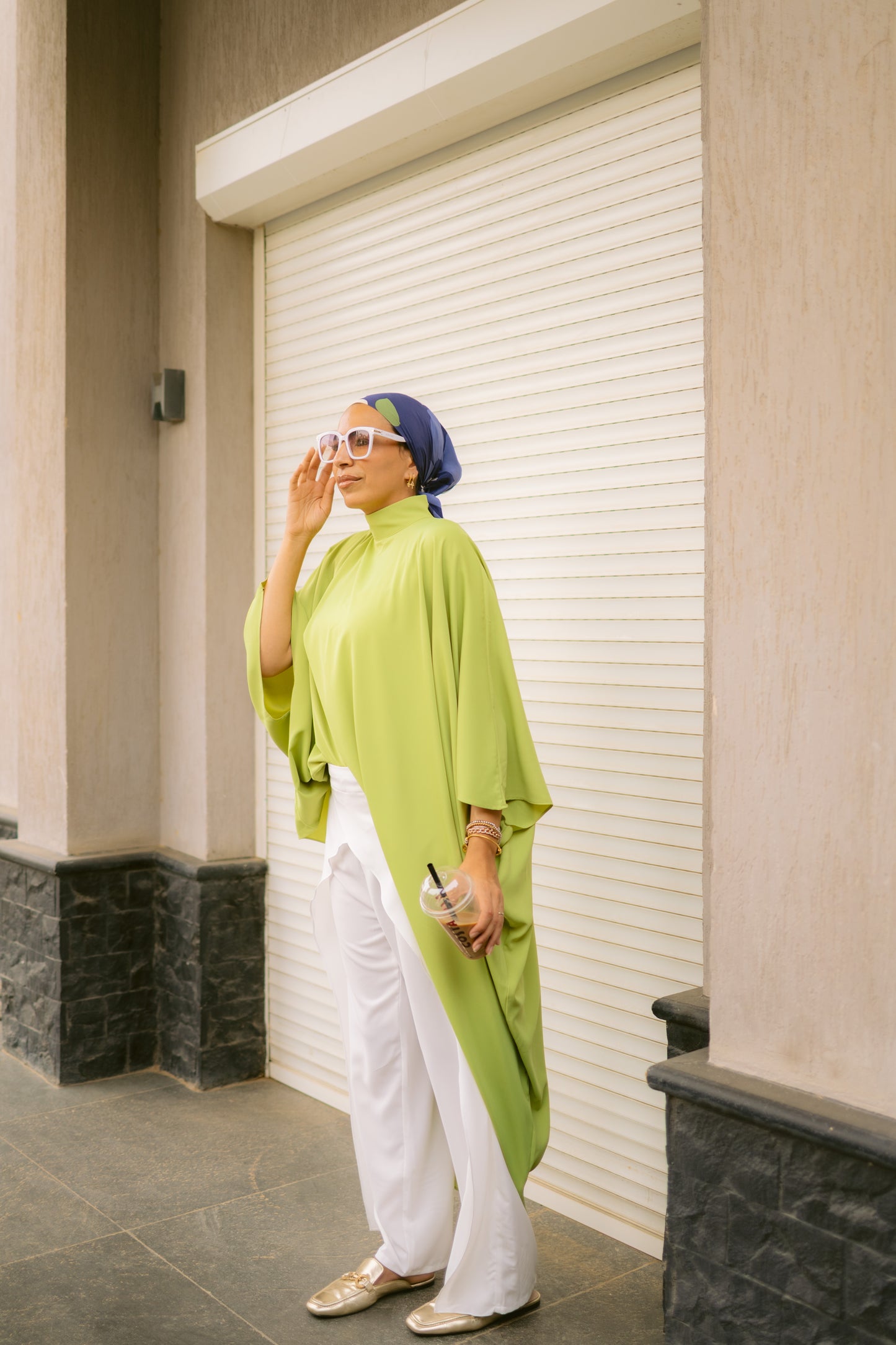 Asymmetrical blouse