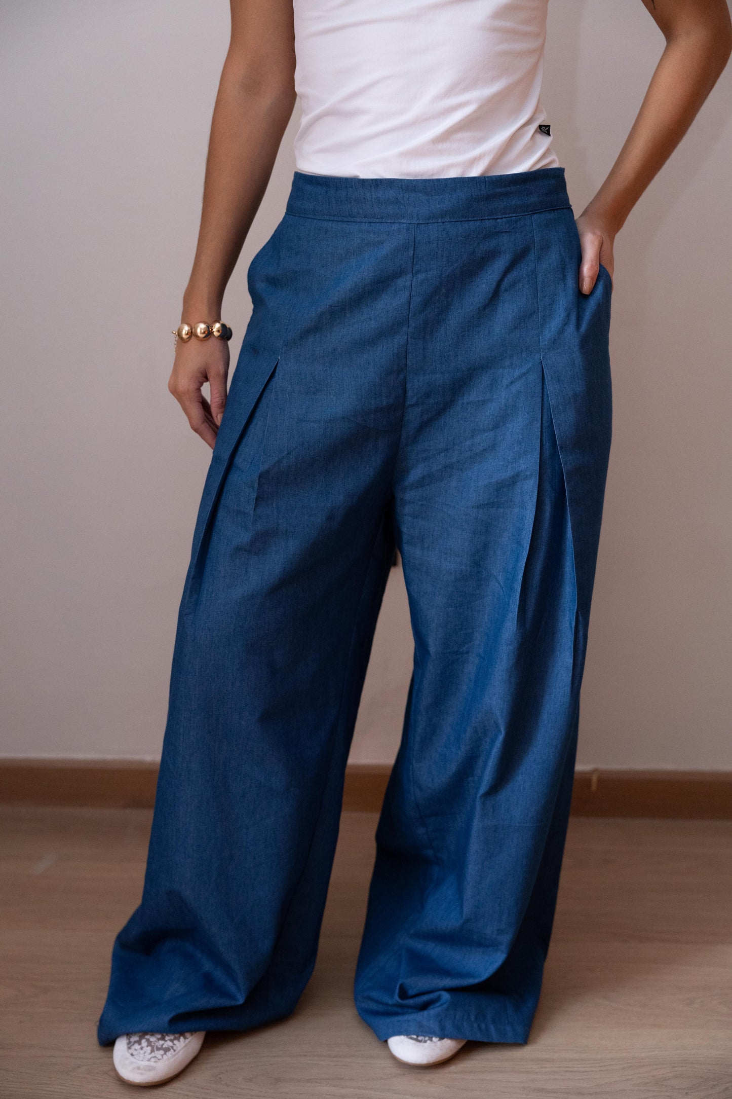 Light denim set