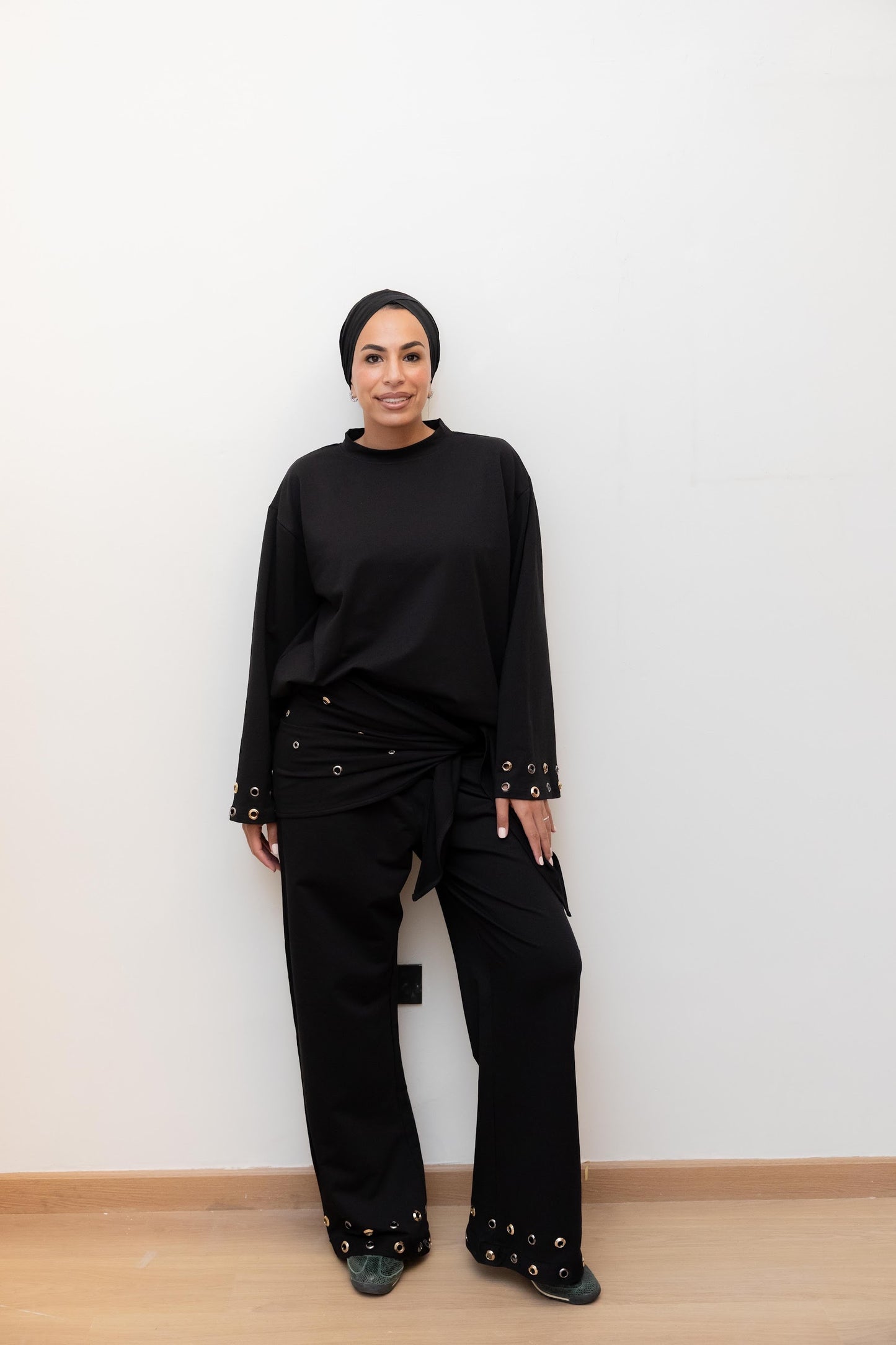 Eyelets oversized t-shirt