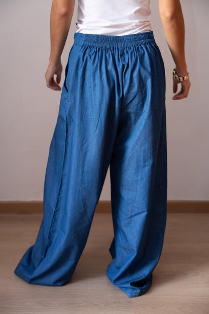 Light denim set