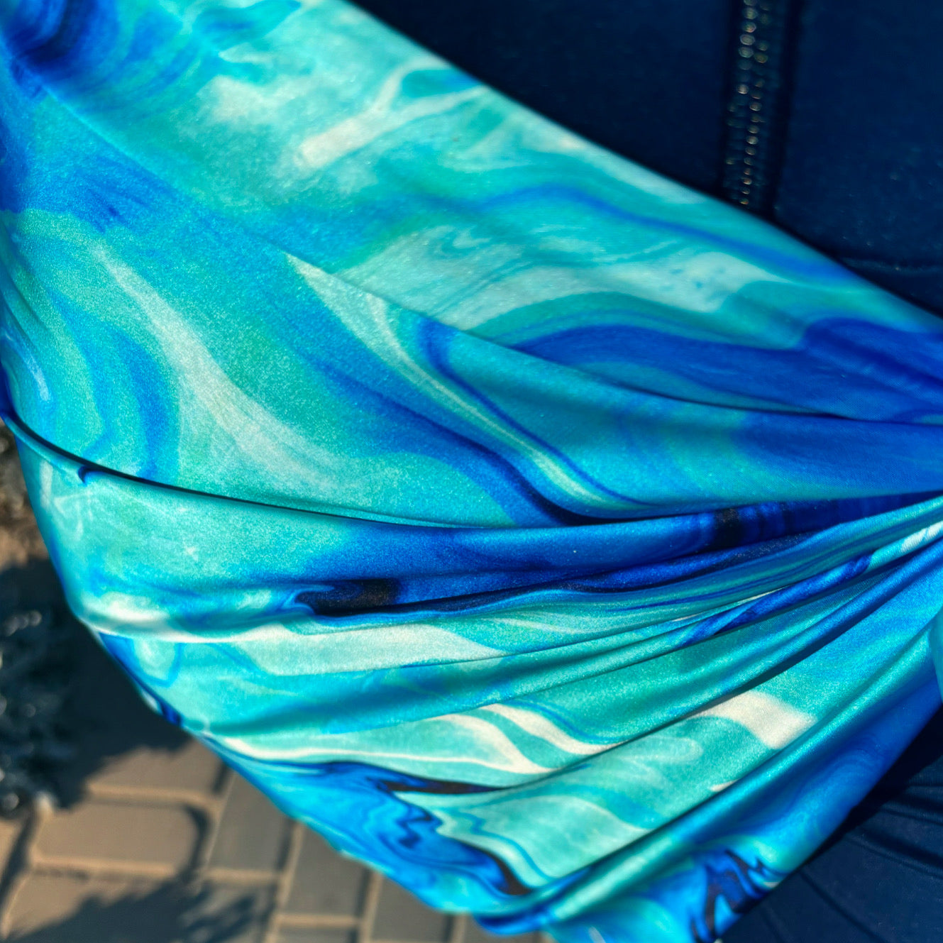 Marble waves coverup