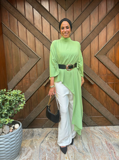 Asymmetrical blouse
