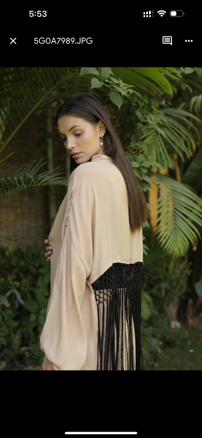 Fringes cardigan