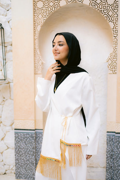 Multi way blazer-White