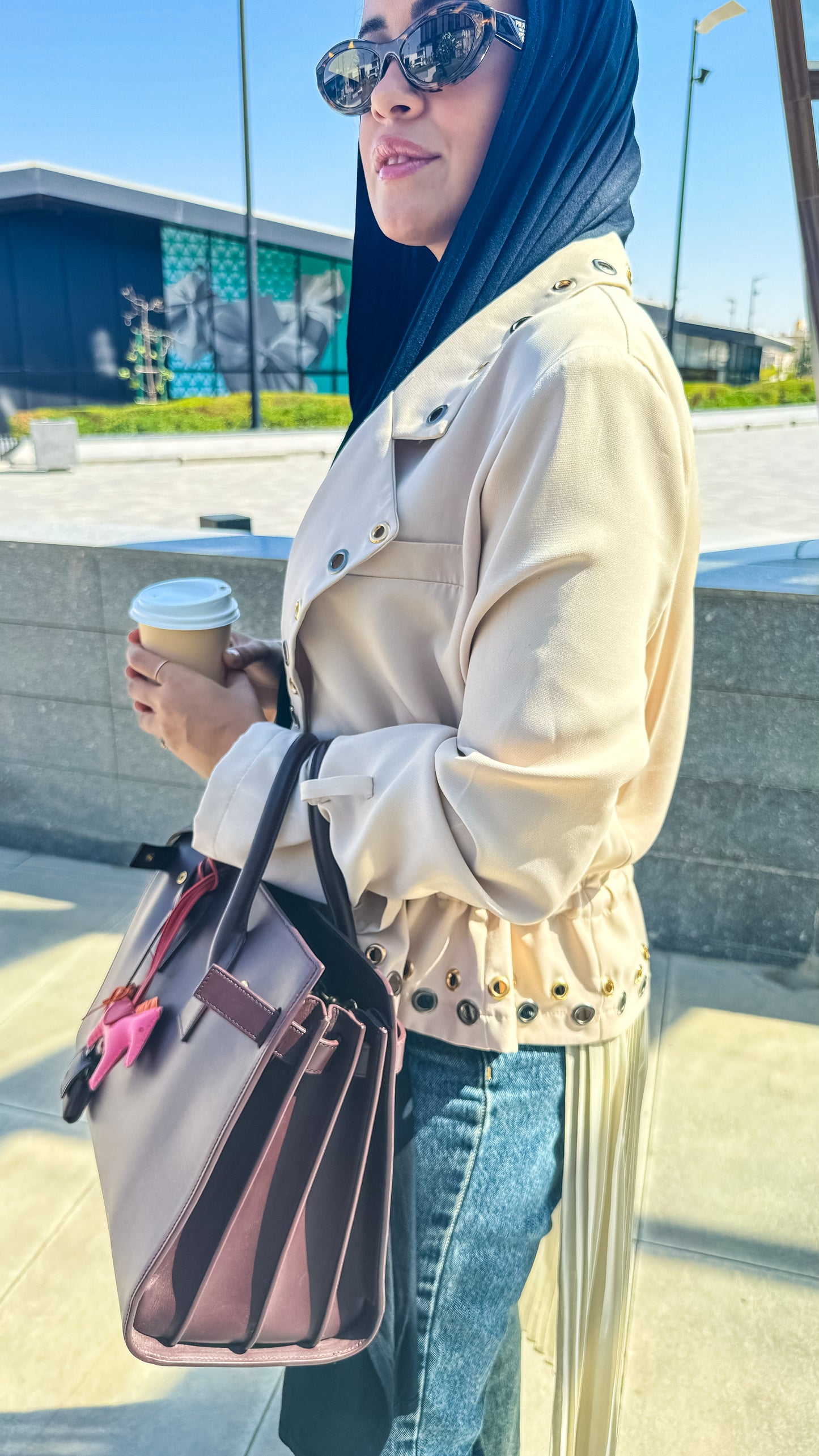 High low blazer