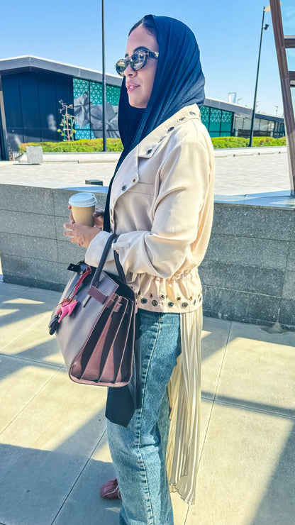 High low blazer