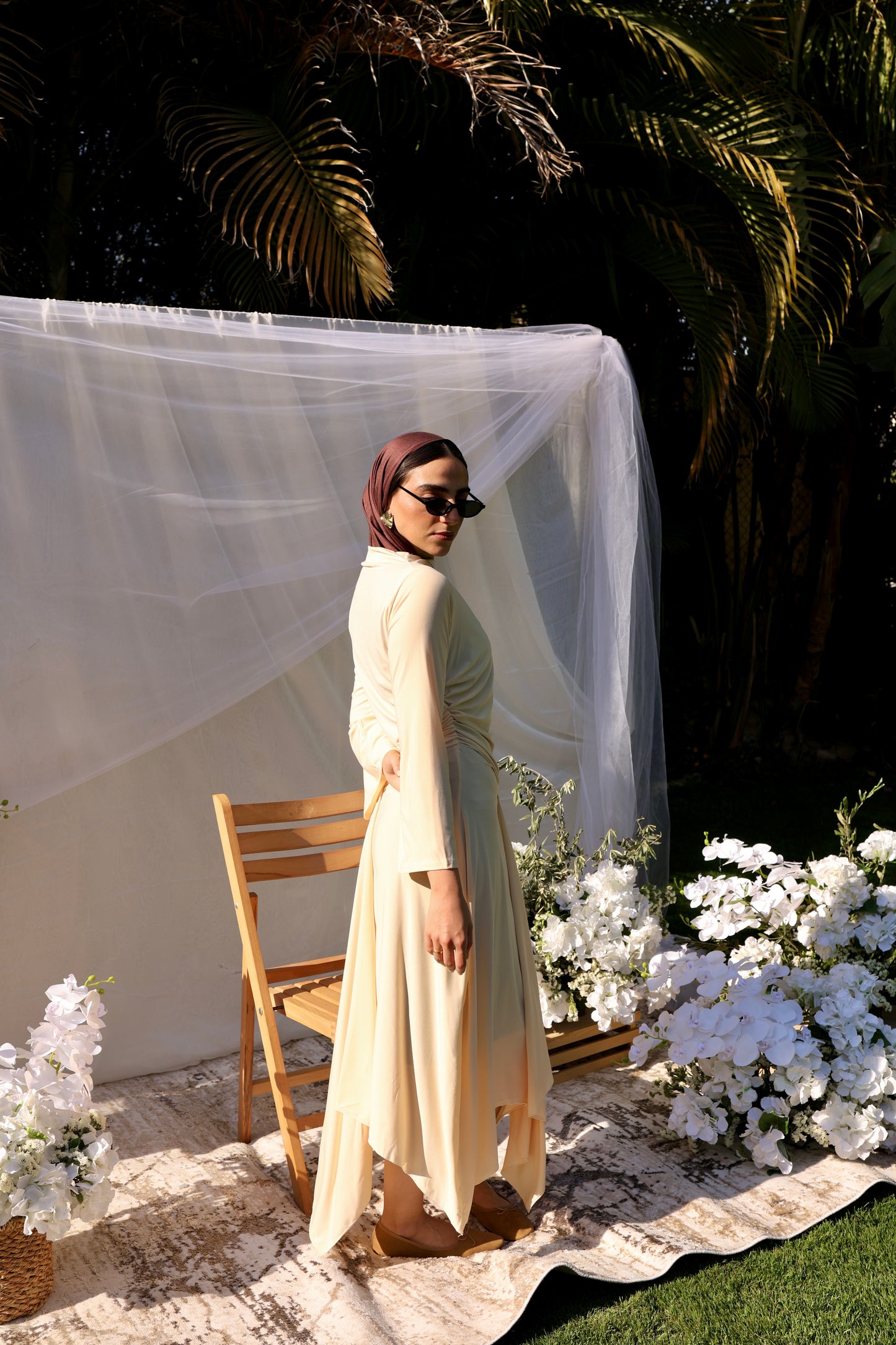 Asymmetrical dress(Long sleeves)