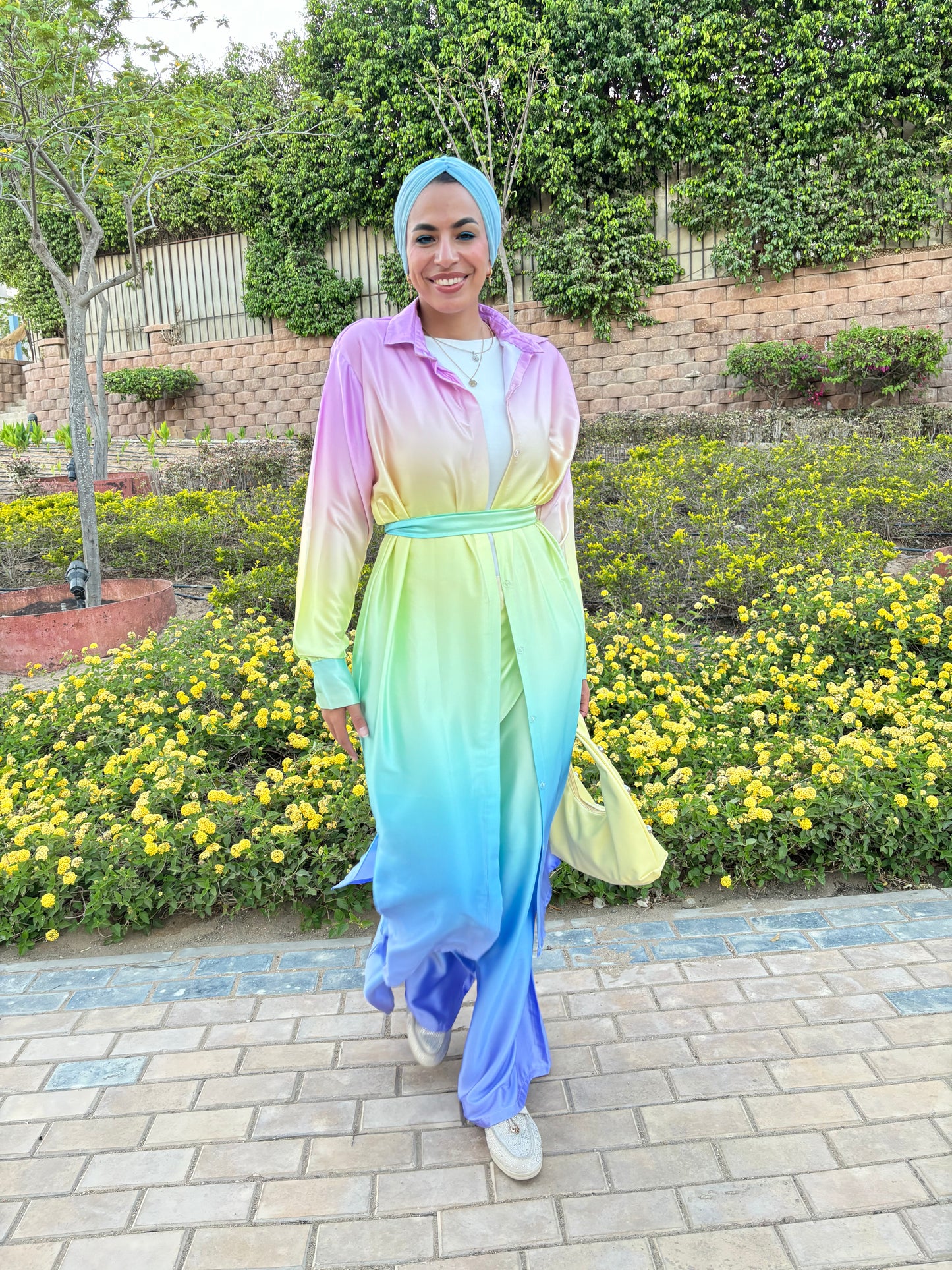 Bonbon shirt dress