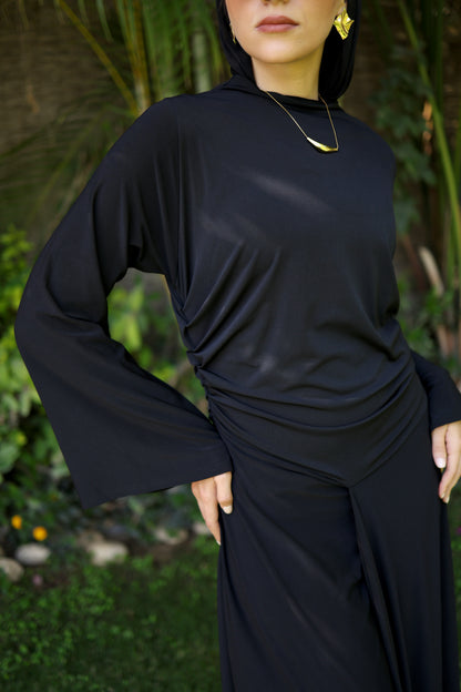 Asymmetrical dress(Long sleeves)