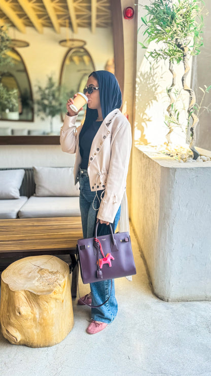 High low blazer