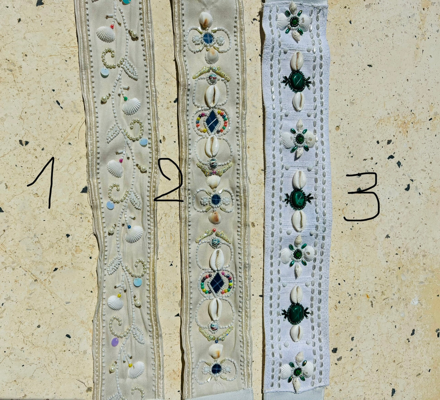 Limited edition seashells belt